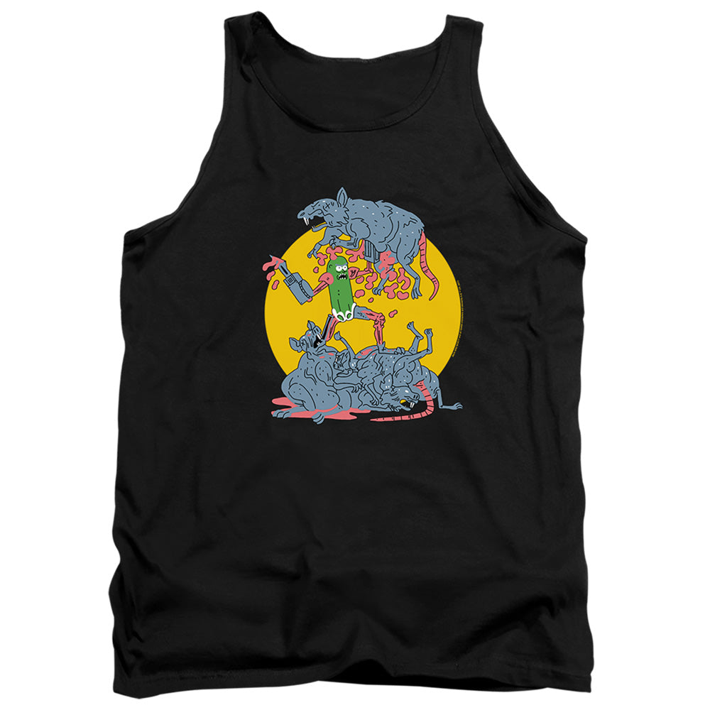 Rick And Morty - The Adventures Of Pickle Rick Adult Tank Top