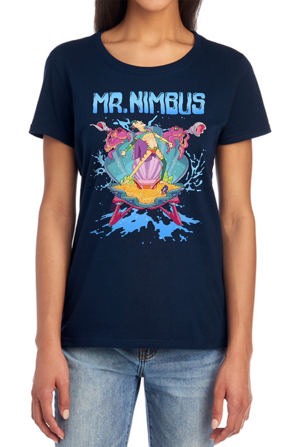 Rick And Morty - Mr. Nimbus Design Women's Short Sleeve product image 1