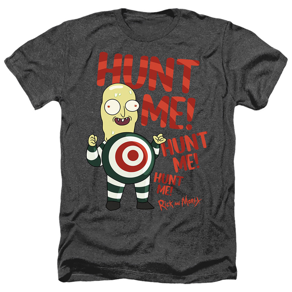 Rick And Morty - Hunt Me Adult Regular Fit Heather Short product image 1