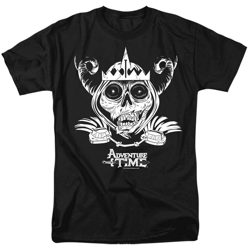 Adventure Time - Skull Face Adult Regular Fit Short Sleeve product image 1