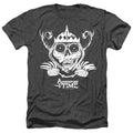 Adventure Time - Skull Face Adult Regular Fit Heather Short product image 1