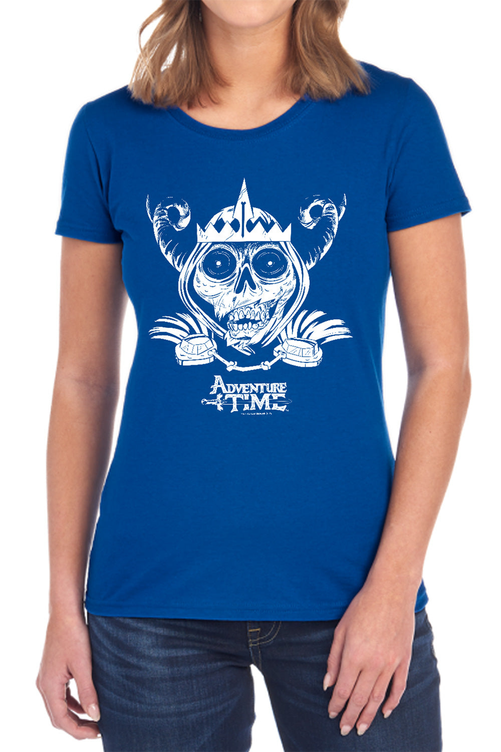 Adventure Time - Skull Face Women's Short Sleeve product image 1