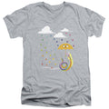 Adventure Time - Lady In The Rain Adult Slim Fit V Neck product image 1