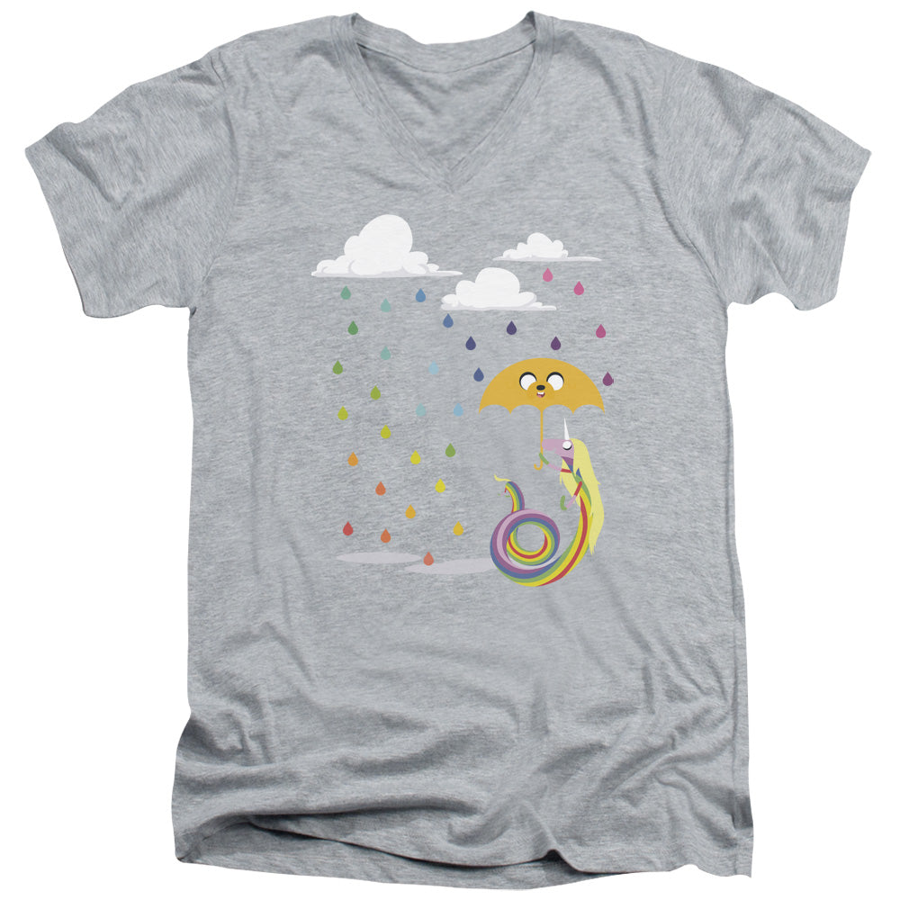 Adventure Time - Lady In The Rain Adult Slim Fit V Neck product image 1