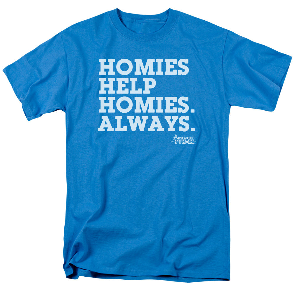 Adventure Time - Homies Help Adult Regular Fit Short Sleeve product image 1