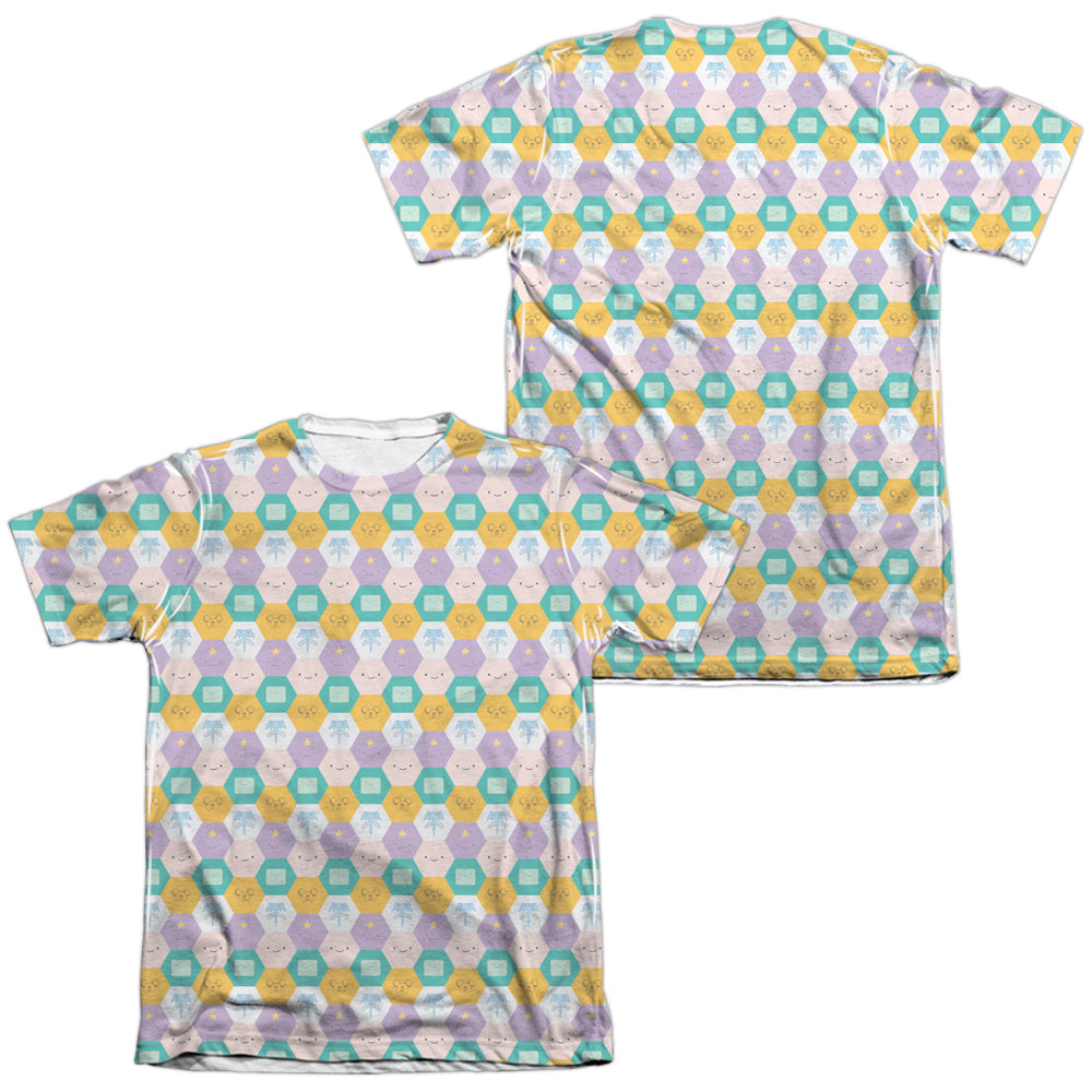 Adventure Time - Hexagon Pattern (Front - Back Print) Adult product image 1