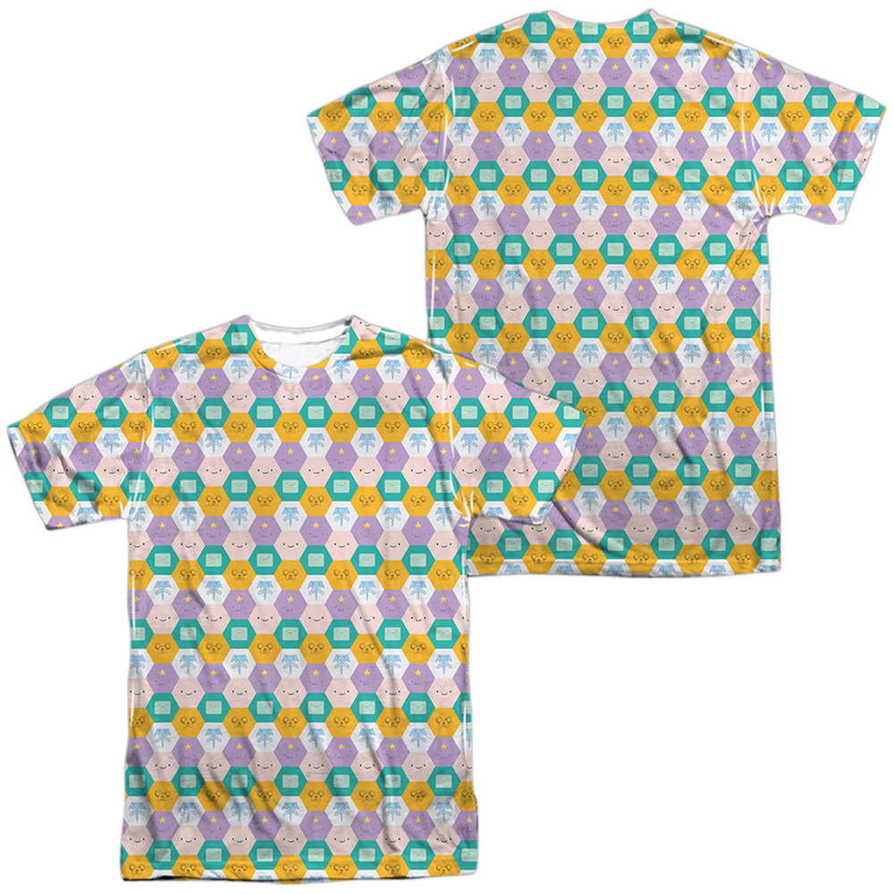 Adventure Time - Hexagon Pattern (Front - Back Print) Adult product image 1
