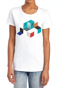 Adventure Time - BMO Blocks Women's Short Sleeve product image 1