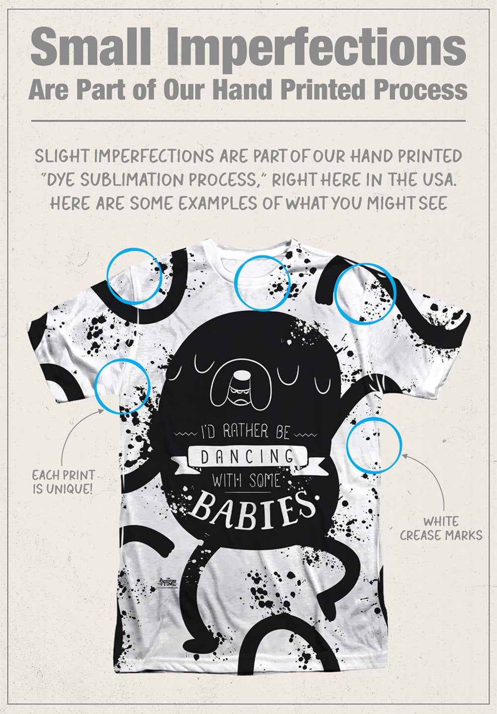 Adventure Time - Dancing With Babies Adult Regular Fit product image 1