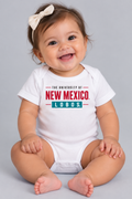New Mexico Bold - Rabbit Skins Infant Short Sleeve Baby Rib Bodysuit