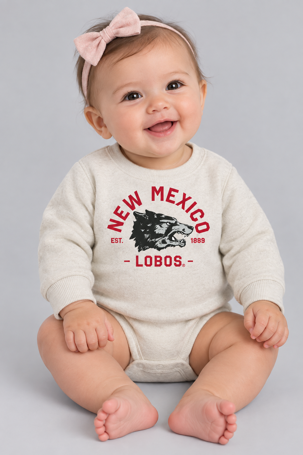 Lobos Vintage 1889 - Rabbit Skins Infant Fleece Bodysuit