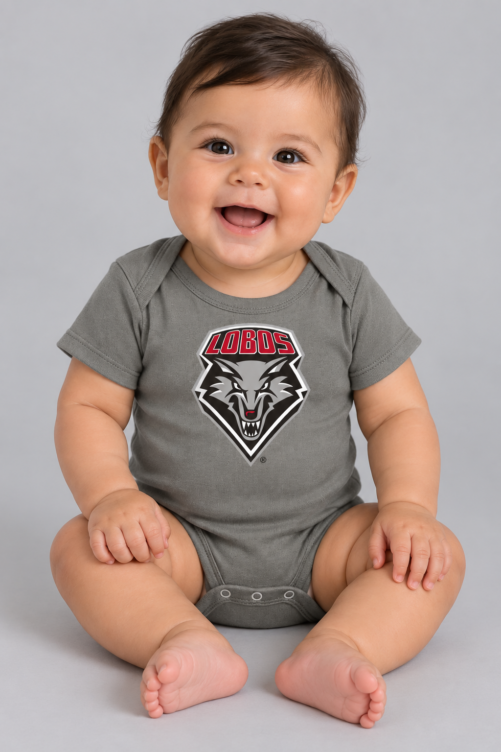 Lobo Shield - Rabbit Skins Infant Short Sleeve Baby Rib Bodysuit