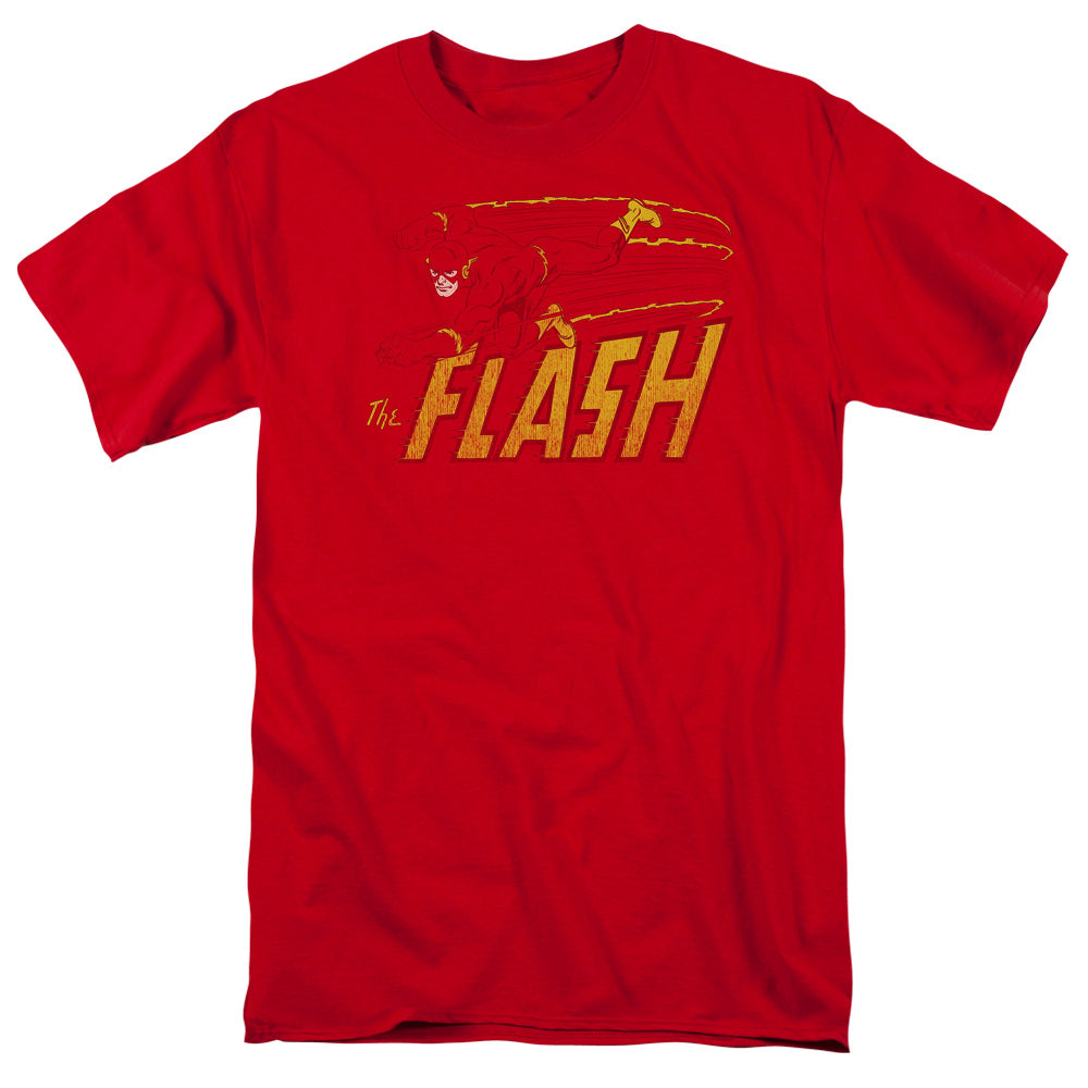 Flash - Speed Distressed Adult Regular Fit Short Sleeve product image 1