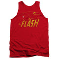 Flash - Flash Speed Distressed Adult Tank Top