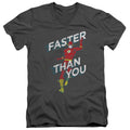 Flash - Faster Than You Adult Slim Fit V Neck Cotton product image 1