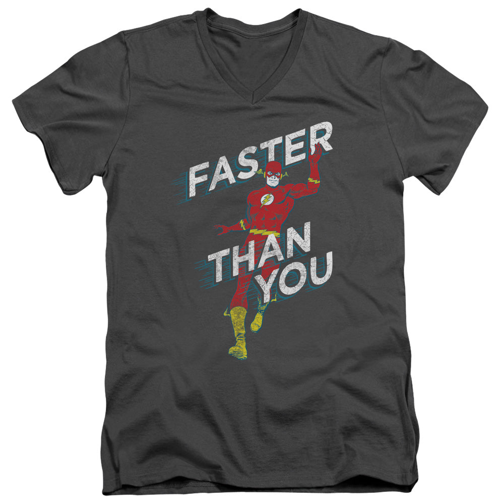 Flash - Faster Than You Adult Slim Fit V Neck Cotton product image 1