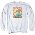 Flash - Tattered Poster Adult Crewneck Sweatshirt