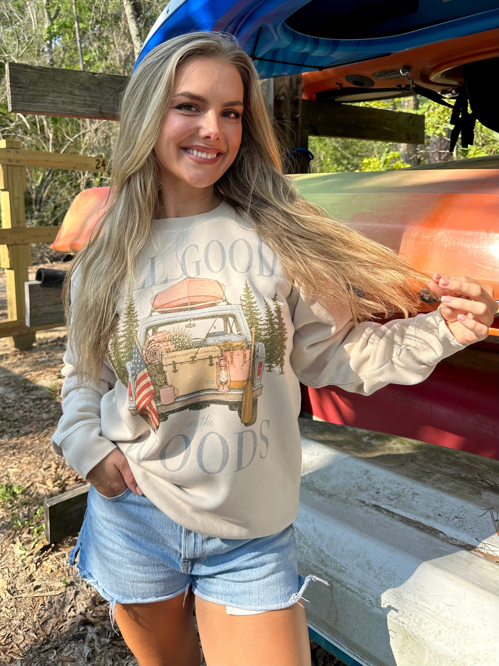'All Good In The Woods' Cozy Crew product image 5