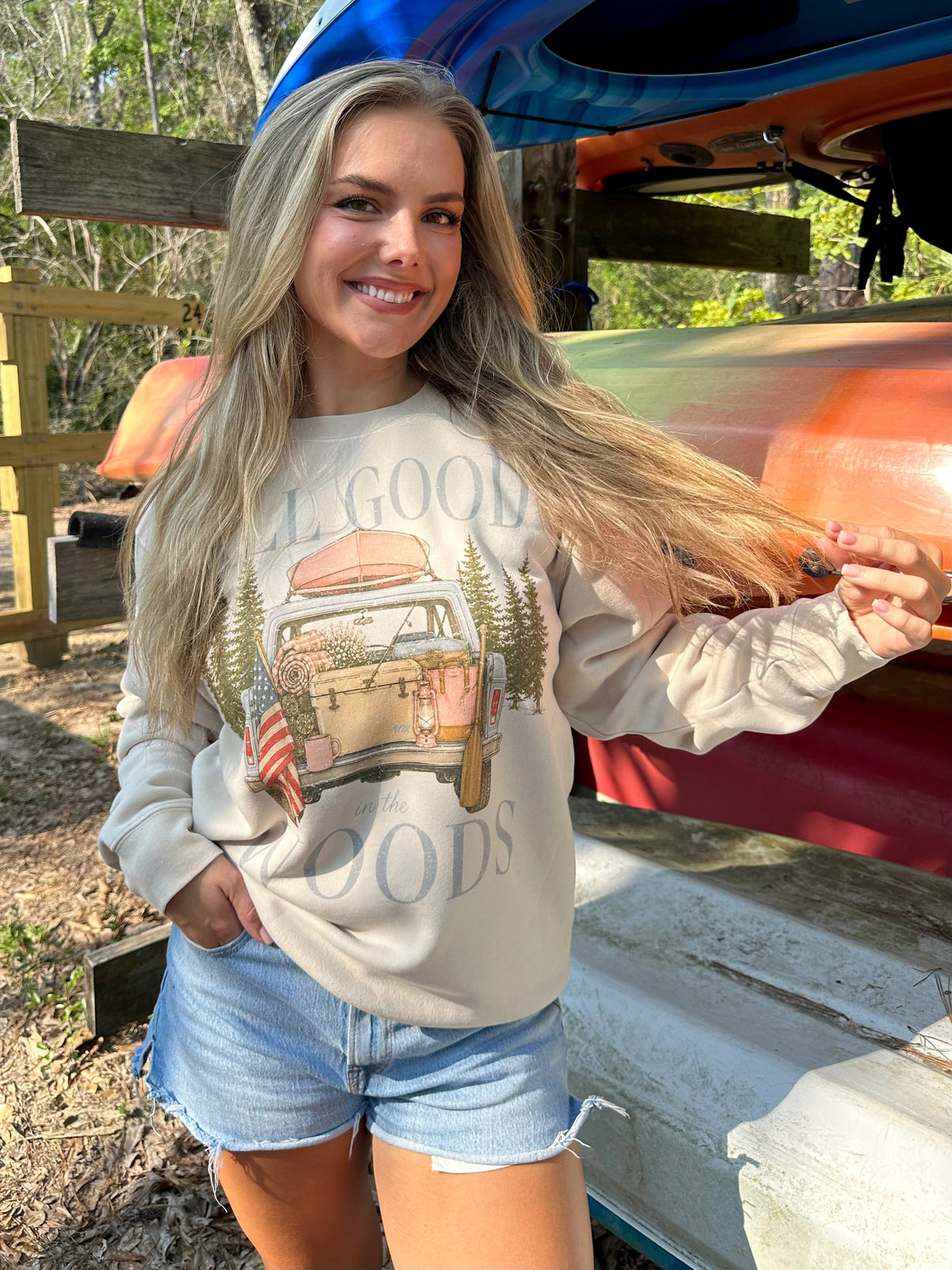 'All Good In The Woods' Cozy Crew product image 5