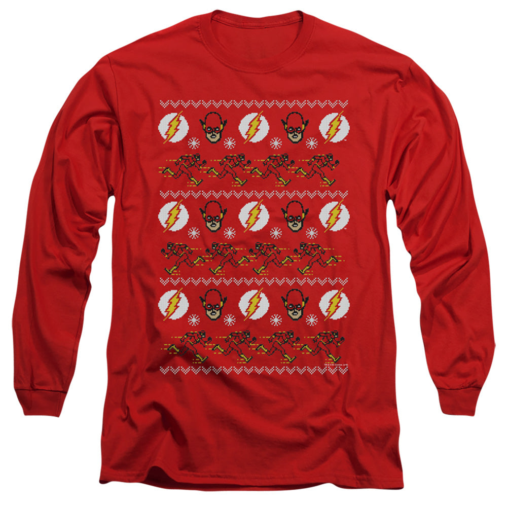 Flash - The Ugly Christmas Sweater Adult Long Sleeve product image 1