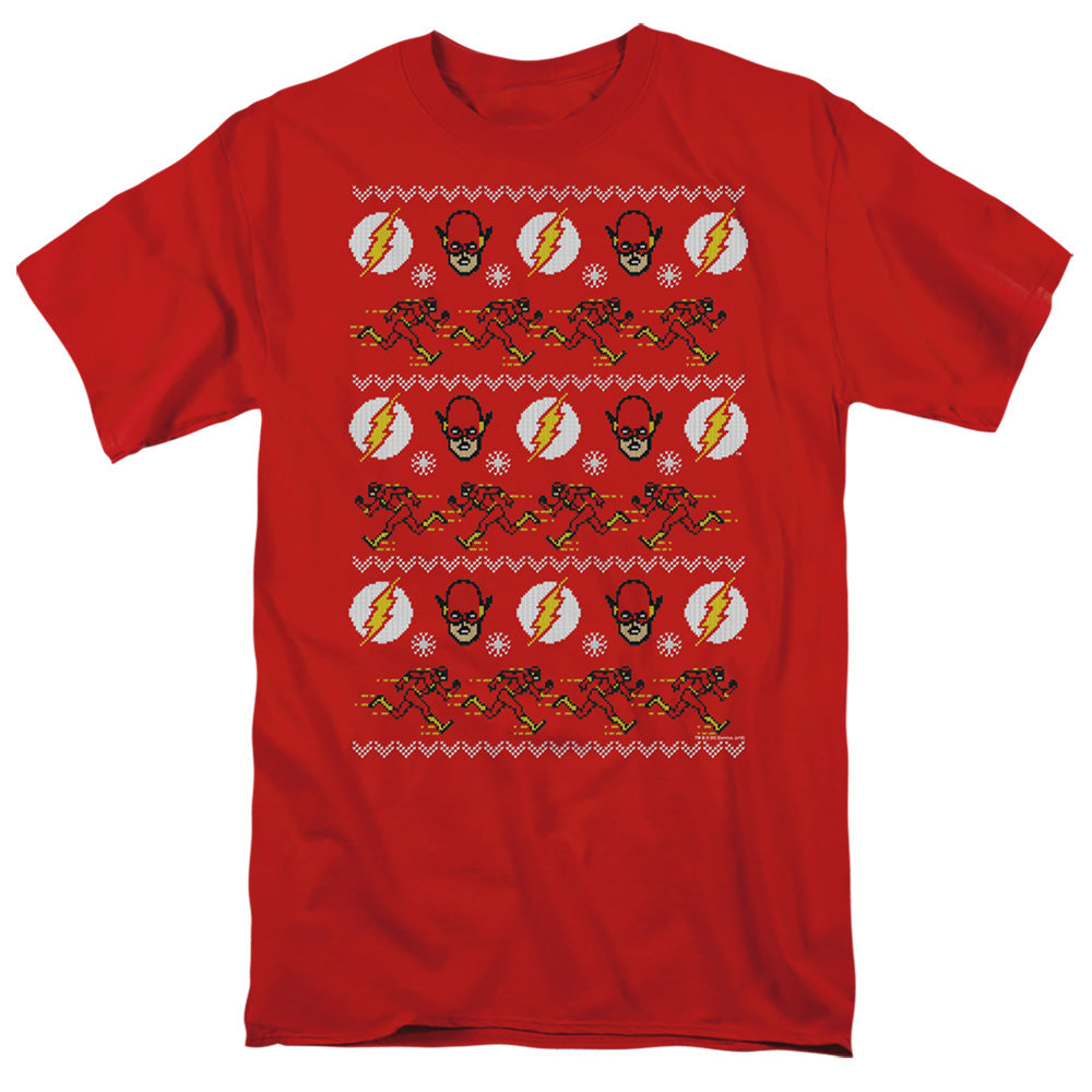 Flash - The Ugly Christmas Sweater Adult Regular Fit Short product image 1