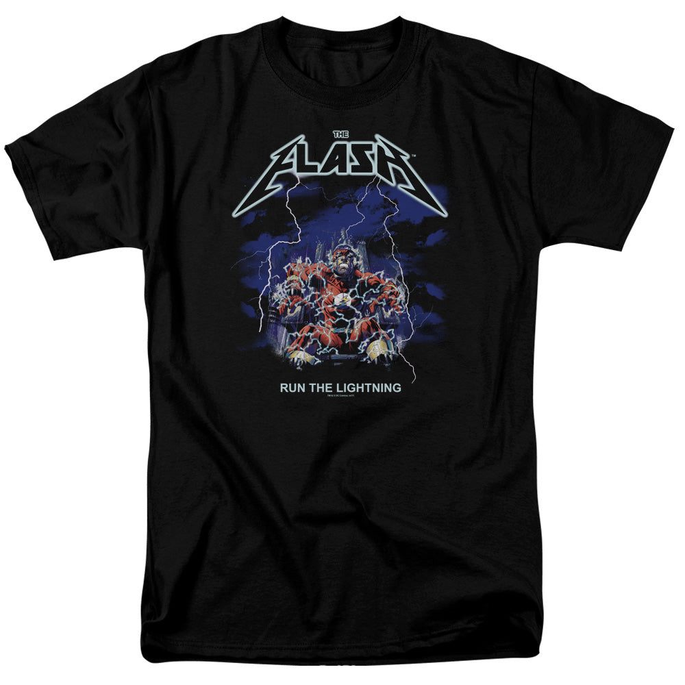 Flash - Run The Lightning Adult Regular Fit Short Sleeve product image 1