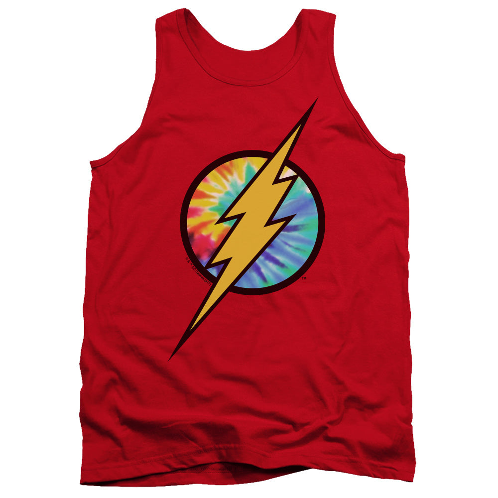 Flash - Tie Dye Flash Logo Adult Tank Top