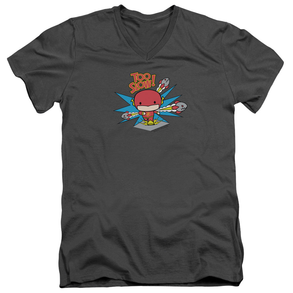 Flash - Too Slow Adult Slim Fit V Neck Cotton product image 1