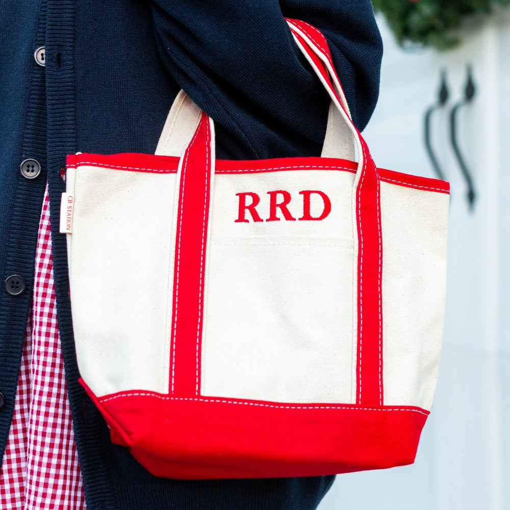 Monogrammed 'Out & About' Open Top Tote