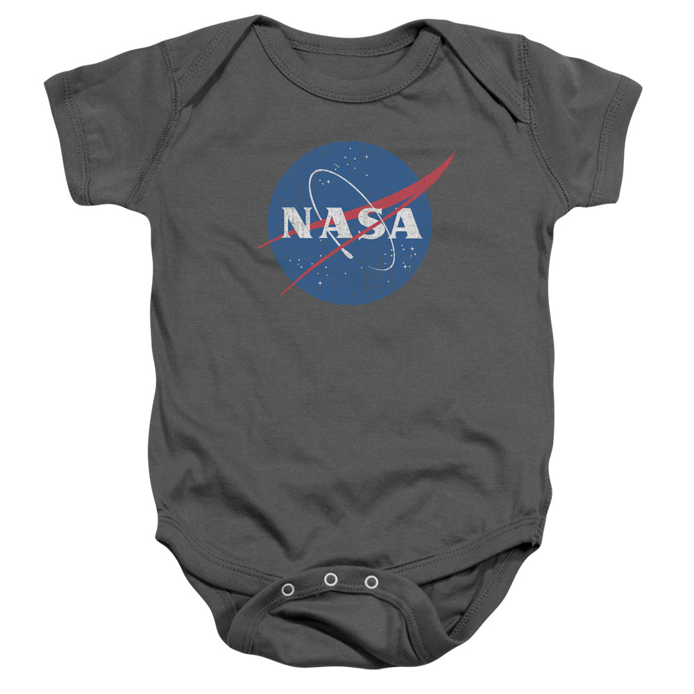 Nasa - Meatball Logo Distressed Infant Snapsuit