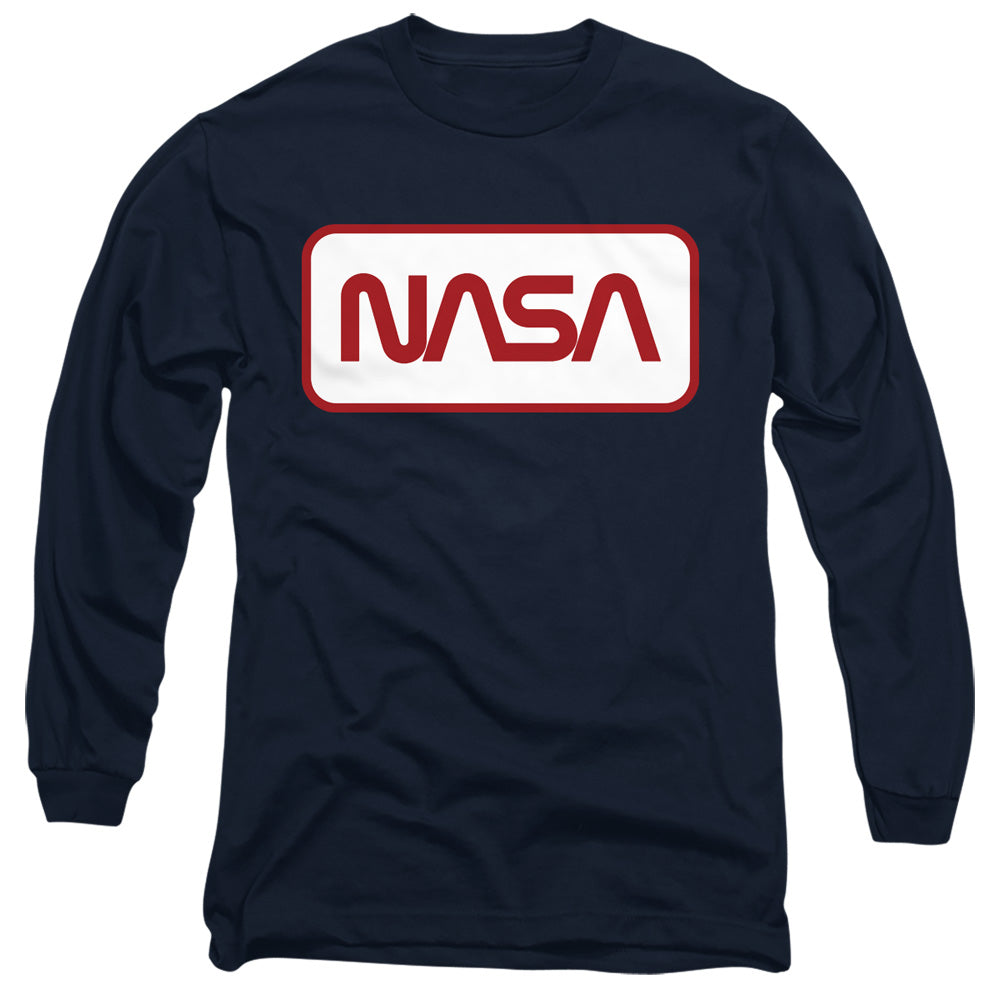 Nasa - Rectagular Worm Logo Adult Long Sleeve product image 1