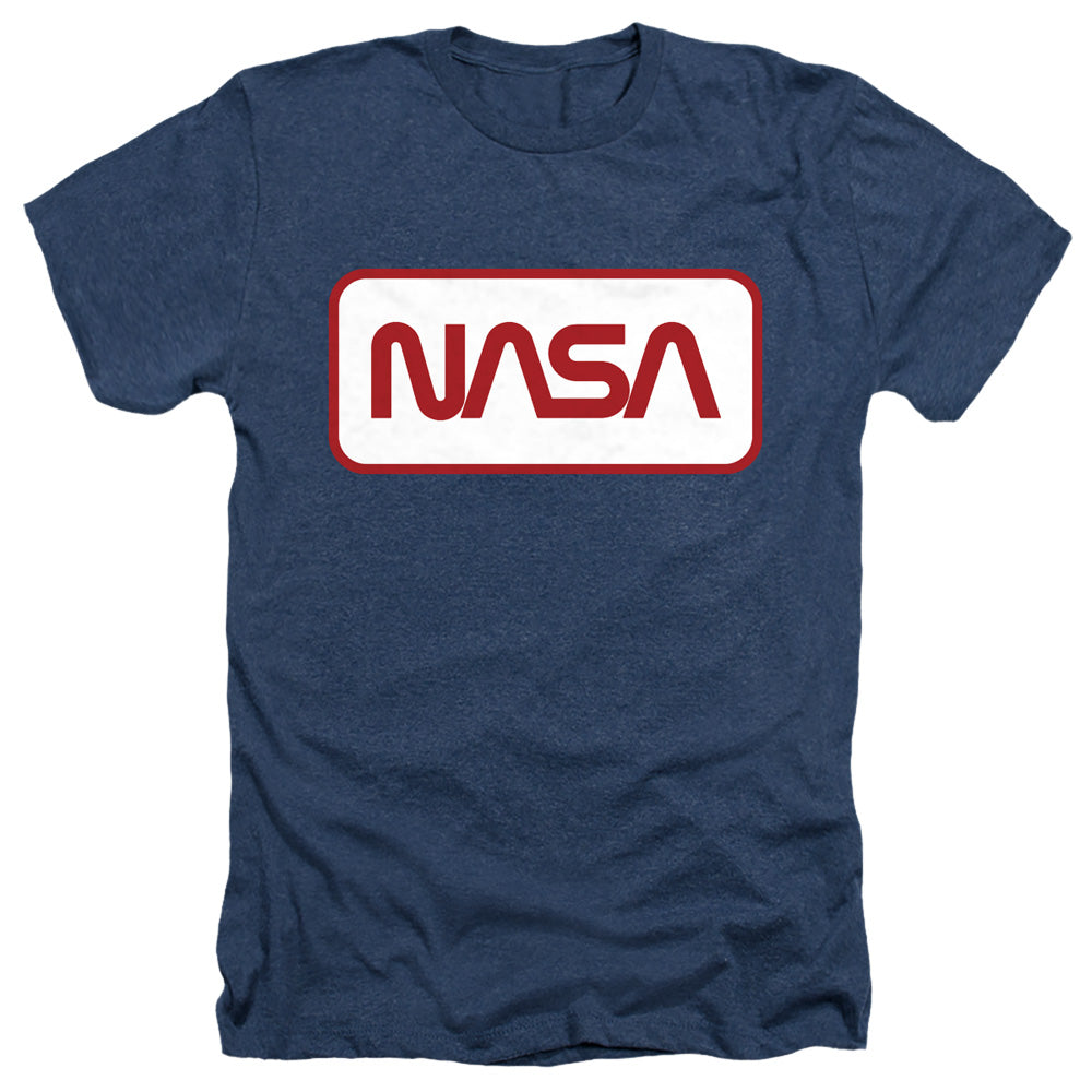 Nasa - Rectagular Worm Logo Adult Regular Fit Heather Short product image 1