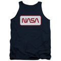 Nasa - Rectagular Worm Logo Adult Tank Top