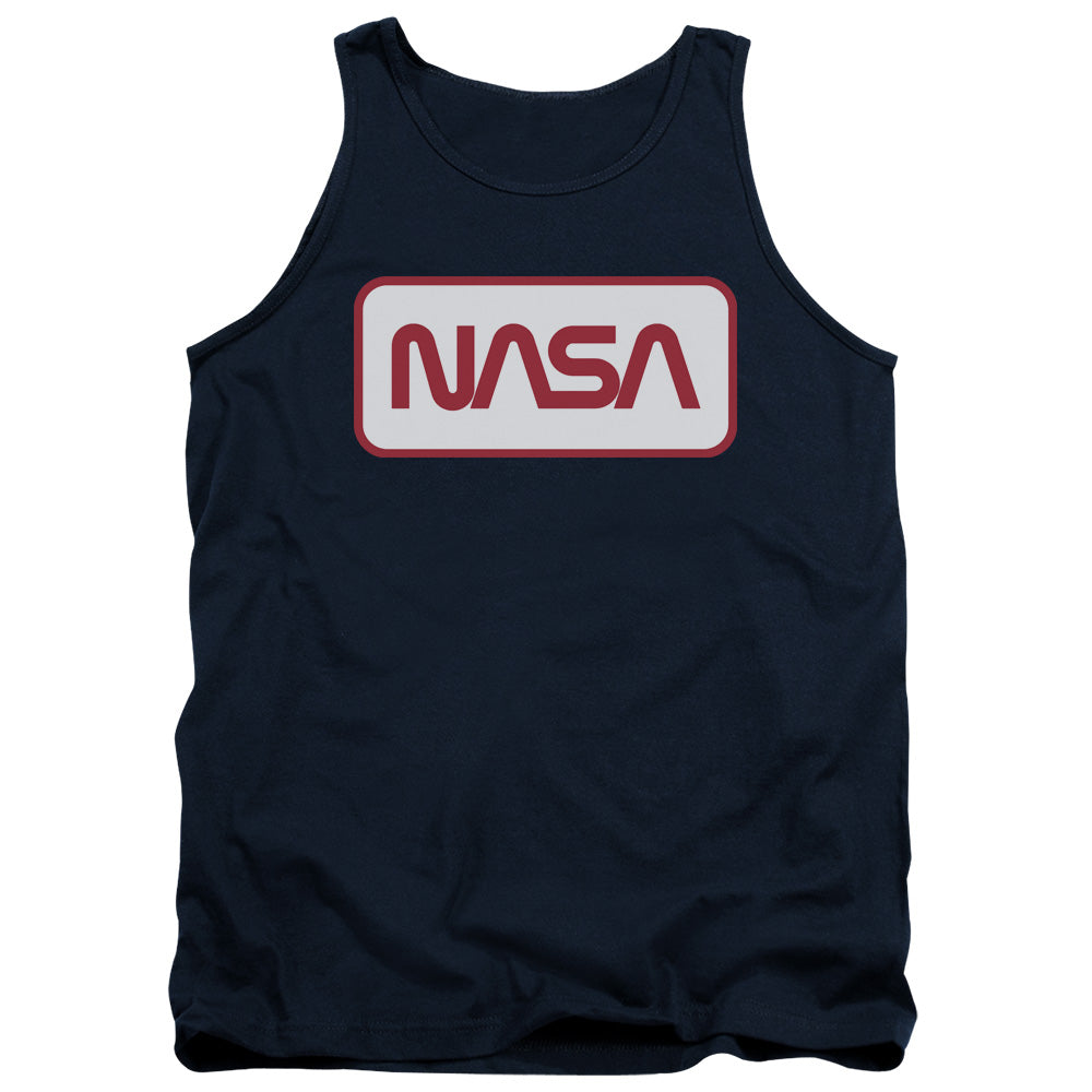 Nasa - Rectagular Worm Logo Adult Tank Top