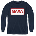 Nasa - Rectagular Worm Logo L - S Youth product image 1