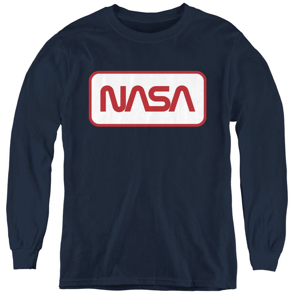 Nasa - Rectagular Worm Logo L - S Youth product image 1