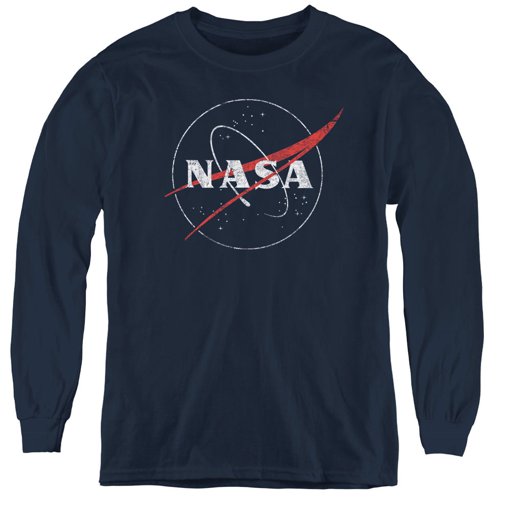 Nasa - Distressed Logo L - S Youth product image 1