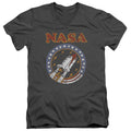 Nasa - Retro Shuttle Adult Slim Fit V Neck Cotton product image 1