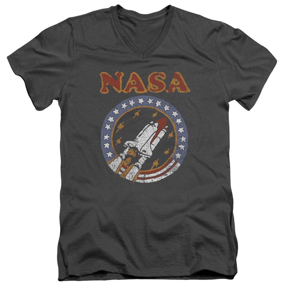 Nasa - Retro Shuttle Adult Slim Fit V Neck Cotton product image 1