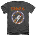 Nasa - Retro Shuttle Adult Regular Fit Heather Short Sleeve product image 1