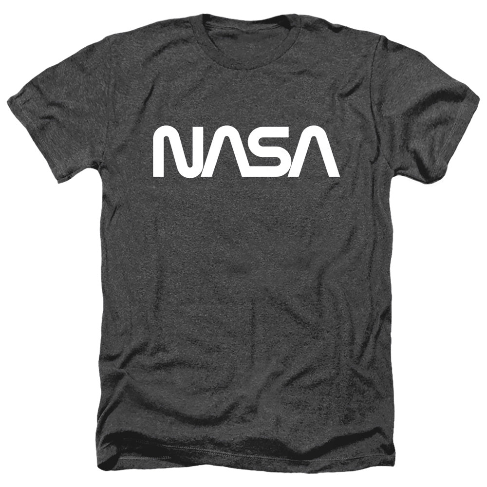 Nasa - Worm Logo Adult Regular Fit Heather Short Sleeve product image 1