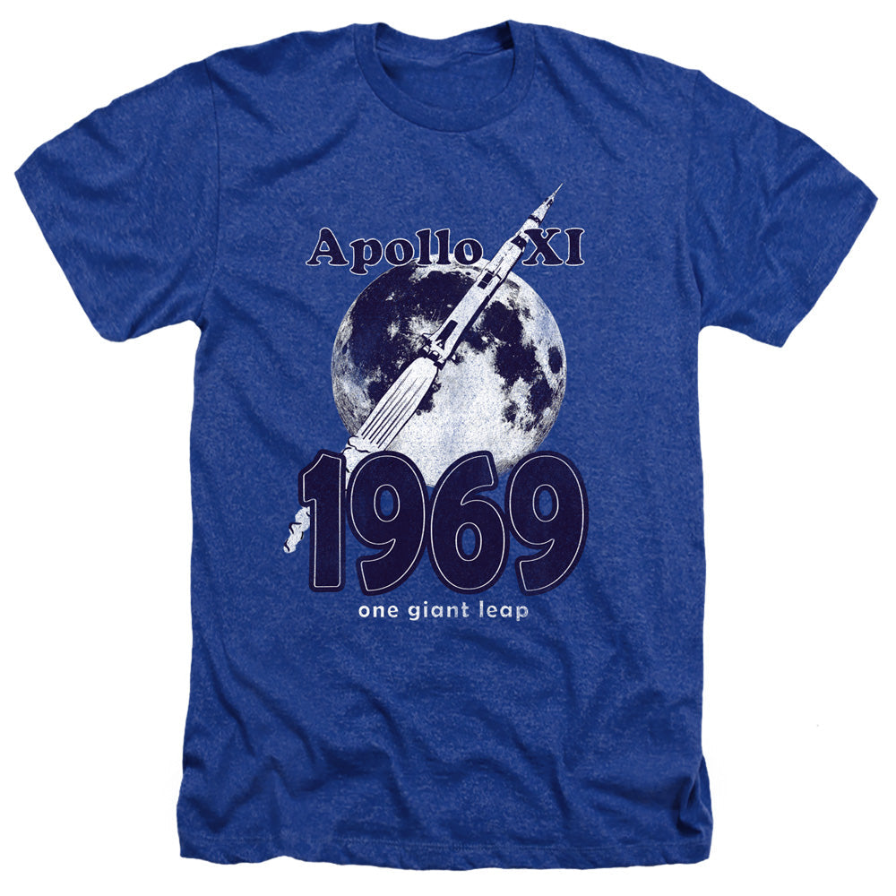 Nasa - One Giant Leap Adult Regular Fit Heather Short Sleeve product image 1