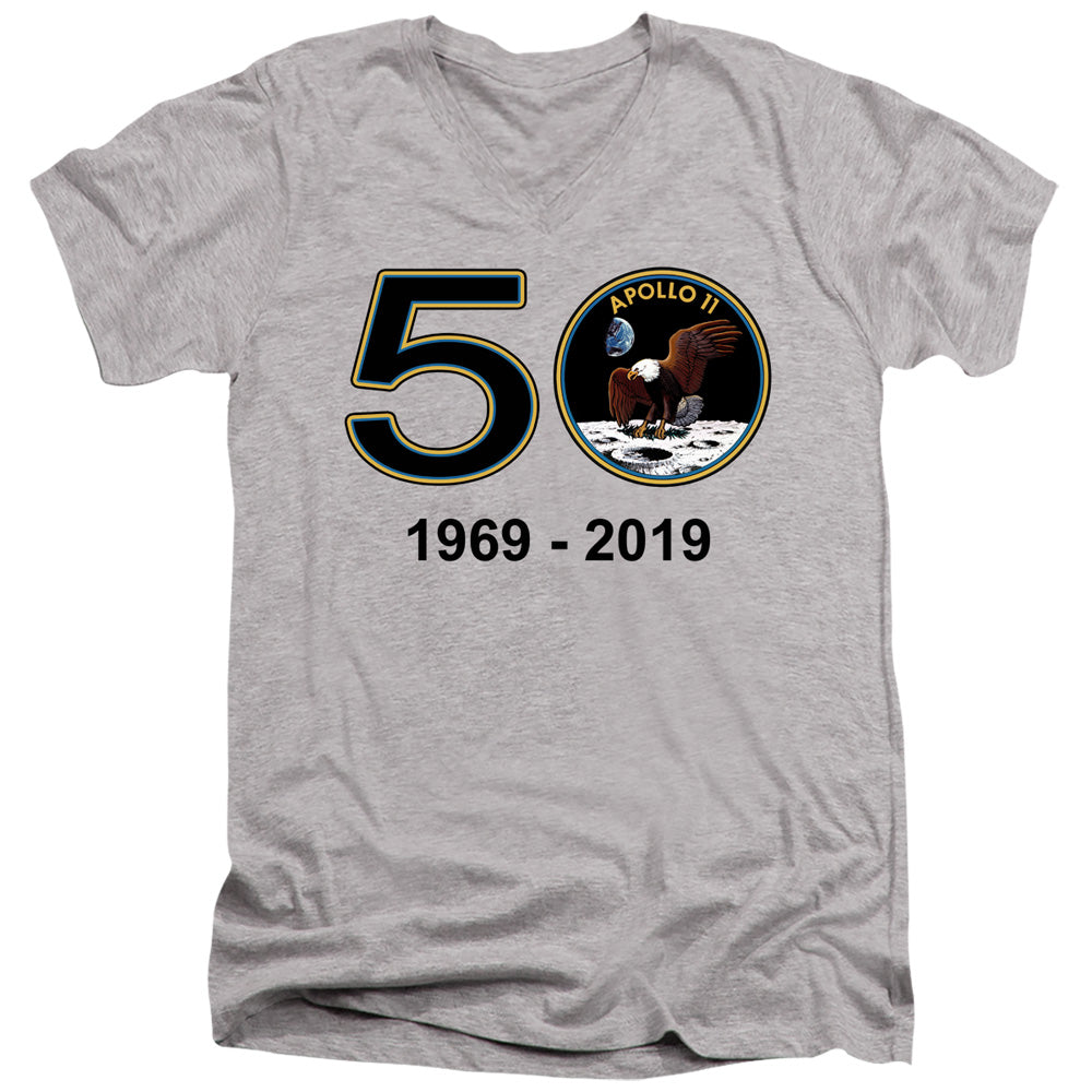 Nasa - Apollo 11 50Th Adult Slim Fit V Neck Cotton product image 1