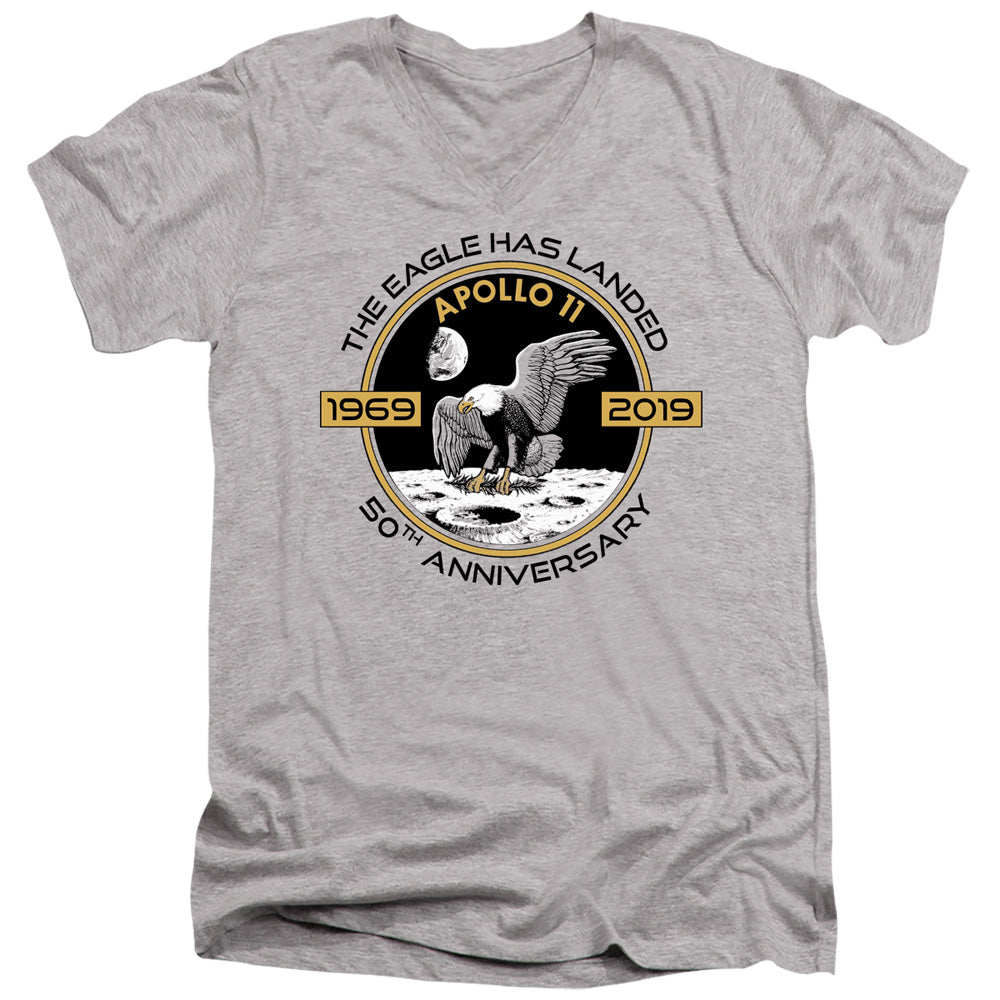 Nasa - Apollo Circle 50Th Adult Slim Fit V Neck Cotton product image 1
