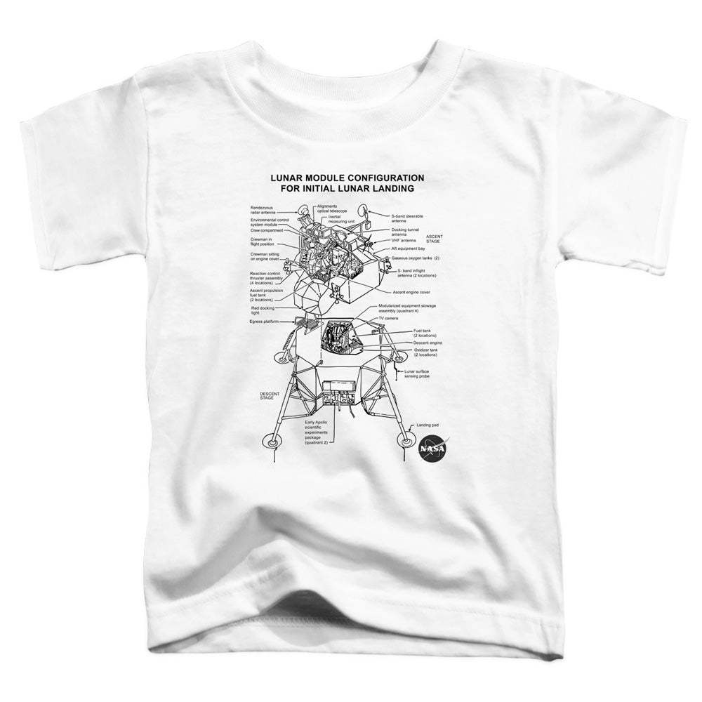 Nasa - Lunar Module Digram Toddler Short Sleeve product image 1