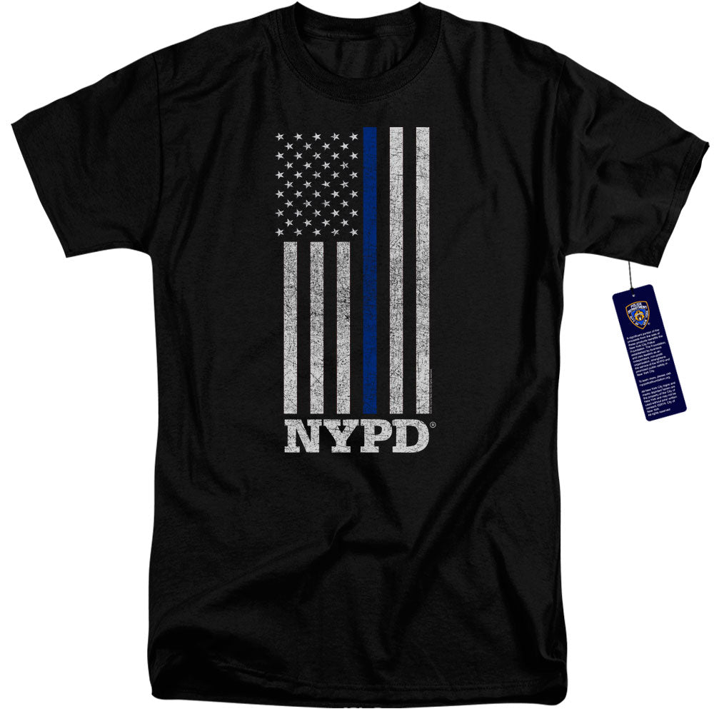 New York City - Thin Blue Line Adult Tall Fit Short Sleeve product image 1