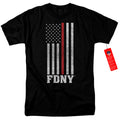 New York City - Thin Red Line Adult Regular Fit Short Sleeve product image 1