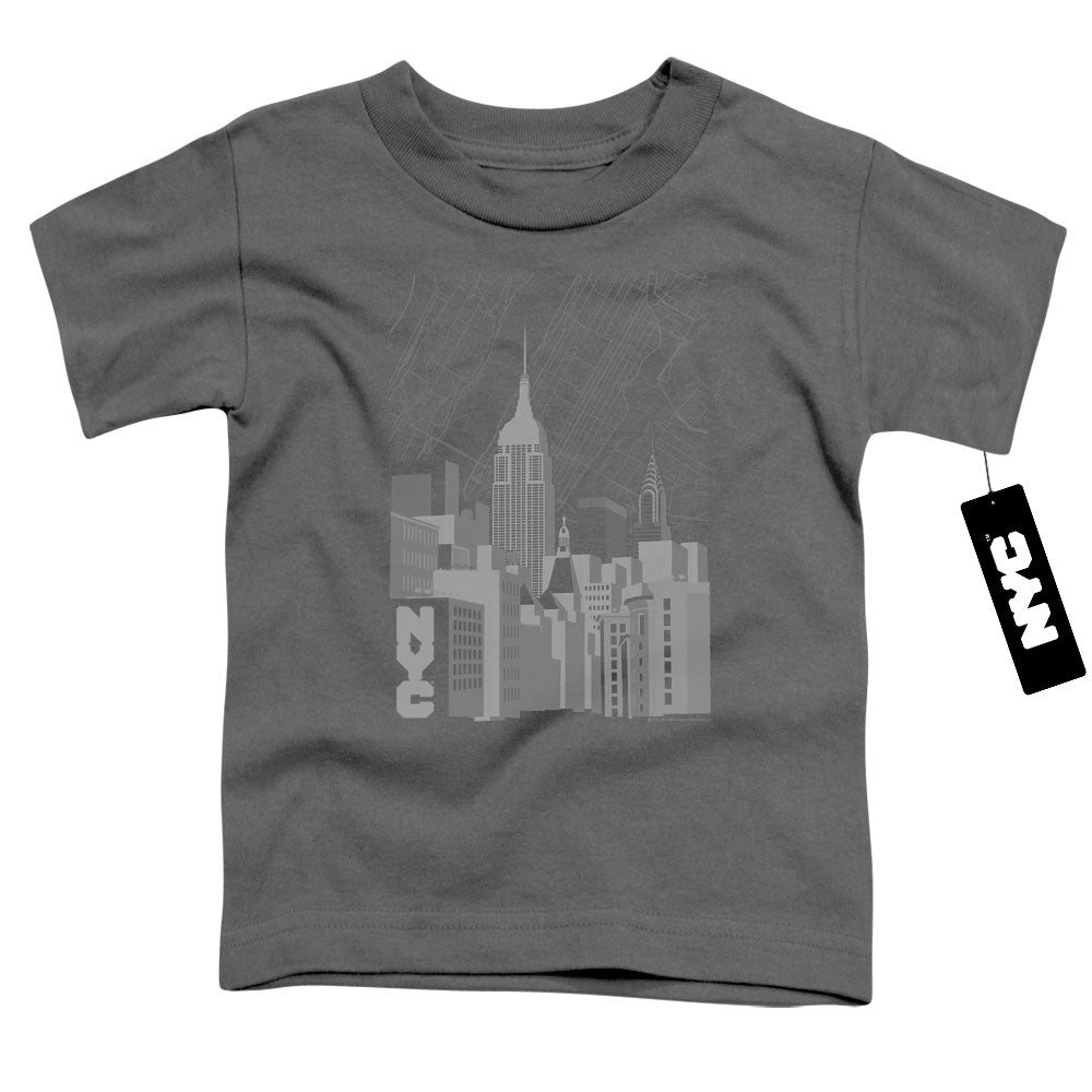 New York City - Manhattan Monochrome Toddler Short Sleeve product image 1