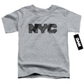 New York City - Nyc Map Fill Toddler Short Sleeve product image 1