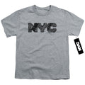 New York City - Nyc Map Fill Youth Short Sleeve product image 1